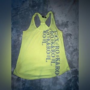 FOX racer back tank top!